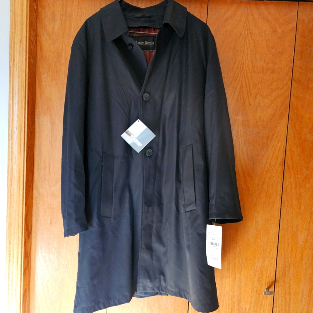Harry Rosen mens trench coat. NWT